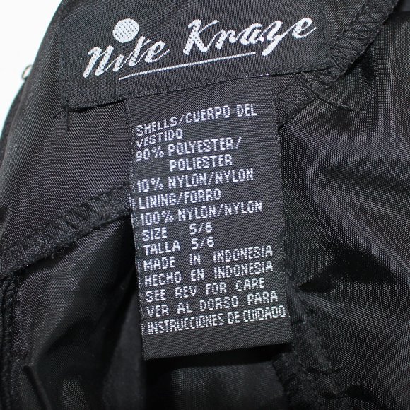 Vintage 80's Black Cocktail Dress - Picture 8 of 8